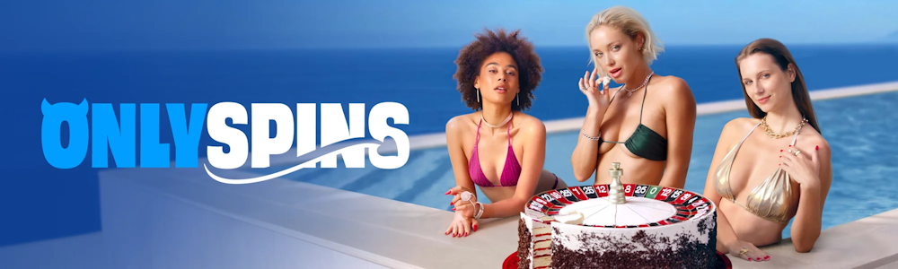 OnlySpins Casino - 350% bonus 1500 euroon asti + 200 ilmaiskierrosta